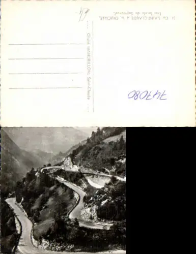 747080 Foto AK De Saint-Claude a la Faucille Les lacets de Sepmoncel France