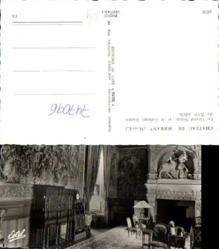 747096 Foto AK Chateau de Serrant Le Grand Salon et le Cabinet Italien Schloss France