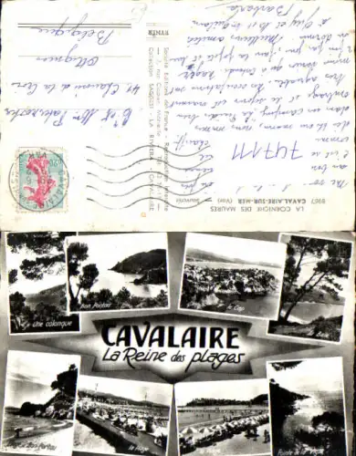 747111 Mehrbild AK Cavalaire-sur-Mer Var Souvenir La Baie Le cap France