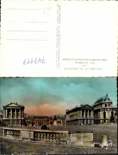 747117 Foto AK Versailles Le chateau Facade principale Schloss France