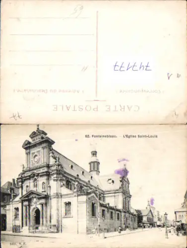 747177 Fontainebleau L Eglise Saint-Louis Kirche France