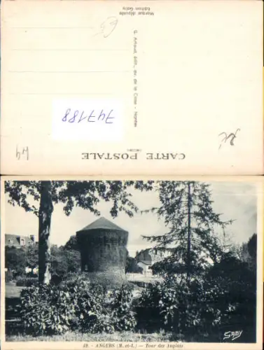 747188 Angers Tour de Anglais Turm France