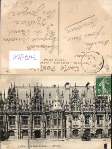 747206 Rouen Le Palais de Justice France
