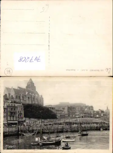 747208 Le Treport Avant-Port Hafen Boote France