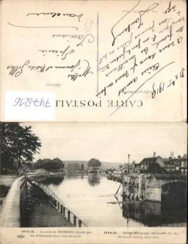 747216 Le pont de Soissons Brücke France