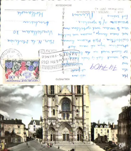 747409 Foto AK Nantes La Cathedrale Saint-Pierre Kathedrale France