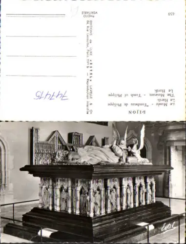 747415 Foto AK Dijon Le Musee Tombeau de Philippe Le Hardi France