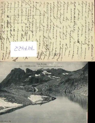 747422 Champoleon Le Lac de Crupillouse France