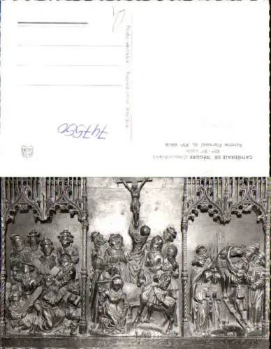 747550 Foto AK Cathedrale de Treguier Cotes d Armor Retable Flamand France