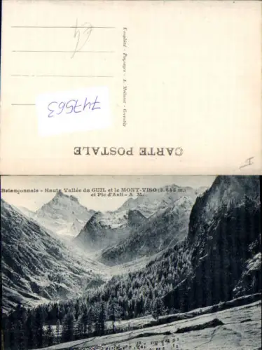 747563 Brianconnais Haute Vallee du Guil et le Mont Viso et Pic d Asti France