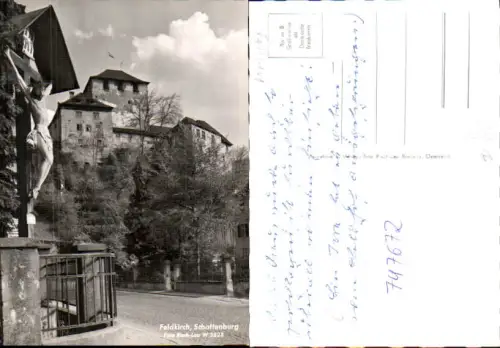 747672 Foto AK Feldkirch Schattenburg Wegkreuz pub Foto Risch-Lau W 3828