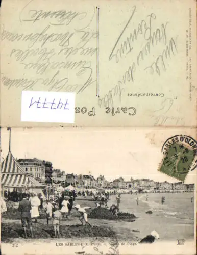 747771 Les Sables-d Olonne Scenes de Plage Strand Strandleben France