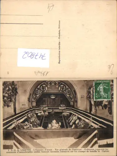 747802 Notre-Dame de Lorette L Ossuaire d Artois Vue generale de l interieur Grab France