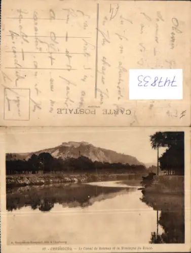 747833 Cherbourg Le Canal de Retenue et la Montagne du Roule France