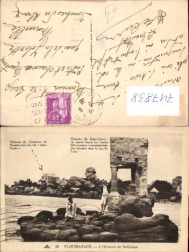 747838 Ploumanach L Oratoire de St-Guirec Frauen Mode Chateau de Costaeres France