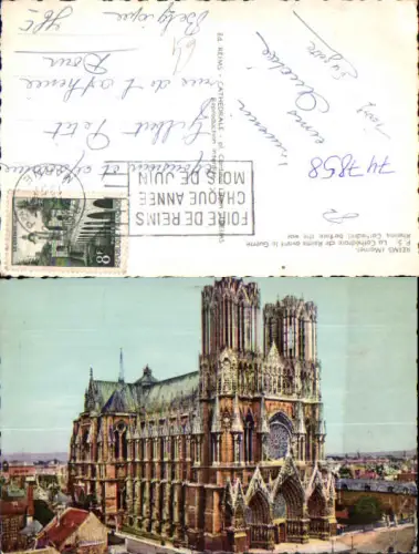 747858 Reims Marne La Cathedrale de Reims avant to Guerre France