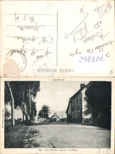 747862 Les Alpes Col Bayard Le Refuge Straßenpartie France