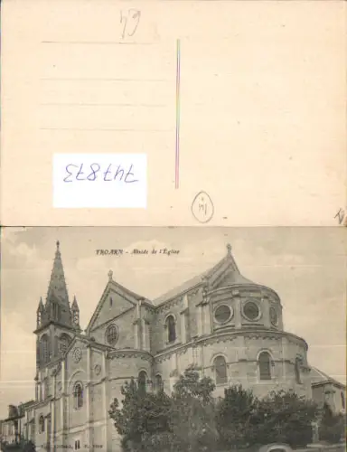747873 Troarn Abside de l Eglise Kirche France