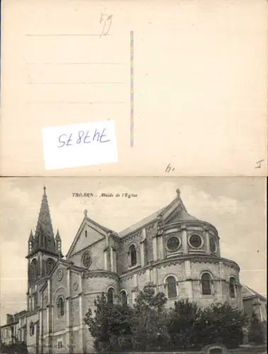747875 Troarn Abside de l Eglise Kirche France