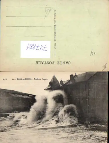 747881 Port-en-Bessin Etude de Vagues Brandung France
