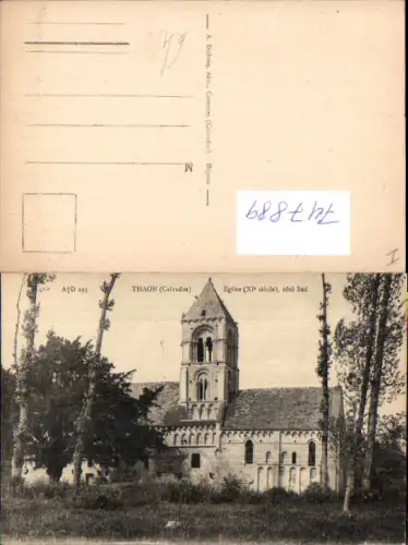 747889 Thaon Calvados Eglise cote Sud Kirche France