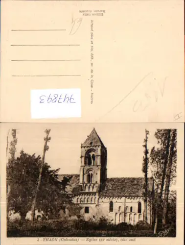 747893 Thaon Calvados Eglise cote Sud Kirche France