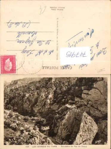 747915 Les Gorges du Tarn Belvedere du Pas du Soucy Aussichtsterrasse France
