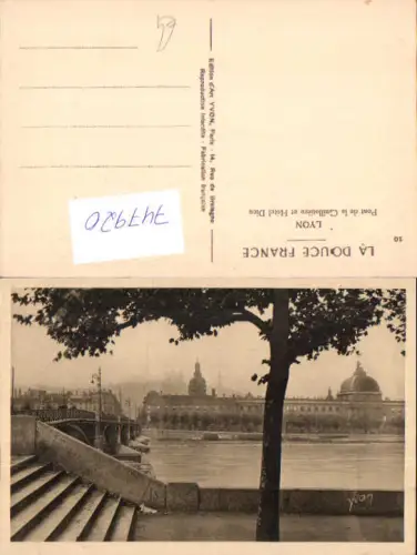 747920 Lyon Pont de la Guillotiere et Hotel Dieu France