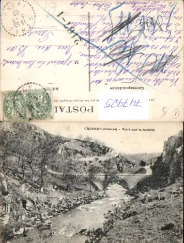 747925 Crozant Creuse Pont sur la Sedelle Brücke France