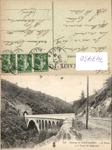 747930 Environs de Vichy-Cusset Le Viaduc et le Tunnel des Malavaux Brücke Viadukt France