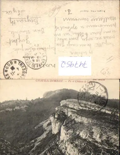 747952 Chaux-du-Dombief Pic et Chateau de l Aigle France