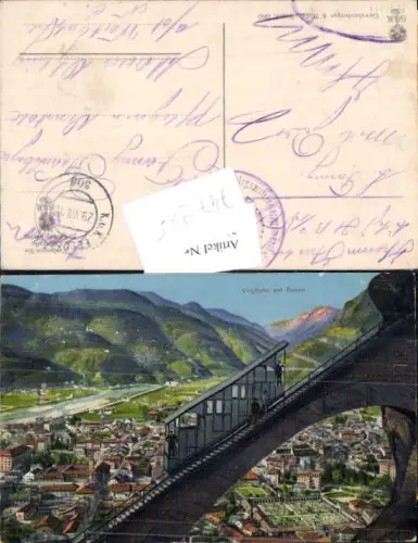 747965 Trentino Bozen Bolzano Virglbahn Bergbahn K.K. Feldpost 306