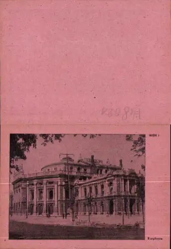 748021 Serie zerstörtes Wien Burgtheater