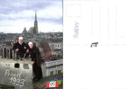 748044 Wien Vienna SPÖ Prosit 1993 Schornsteinfeger Rauchfangkehrer