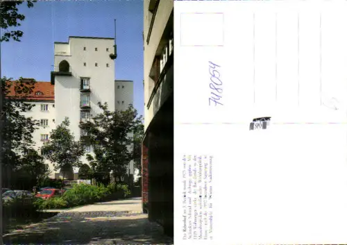 748054 Wien Landstraße SPÖ Rabenhof Wohnhausanlage