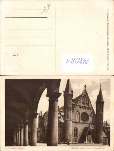 748081 Den Haag s Gravenhage Ridderzaal met Galerie Nederlands