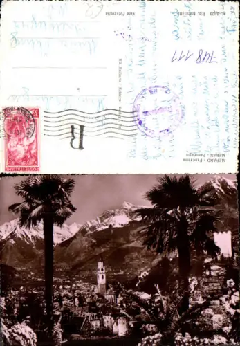 748111 Foto AK Merano Meran Panorama Italy