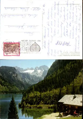 748118 Gosau Gosausee m. Dachstein Jausenstation Klackl-Hütte Dachstein