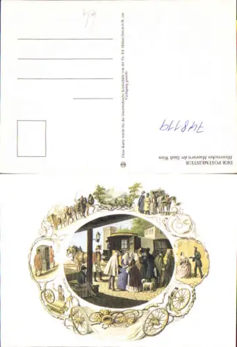 748119 Künstler AK Der Postmeister Historisches Museum der Stadt Wien Berufe