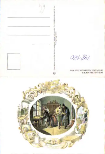 748120 Künstler AK Der Mechaniker Historisches Museum der Stadt Wien Berufe
