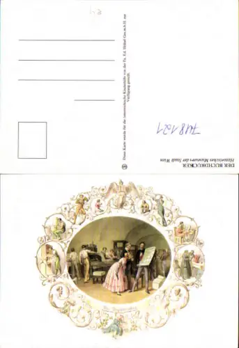 748121 Künstler AK Der Buchdrucker Historisches Museum der Stadt Wien Berufe