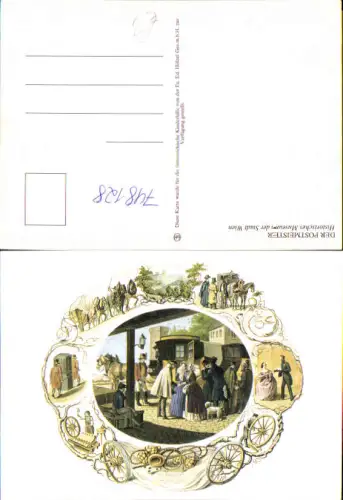 748128 Künstler AK Der Postmeister Historisches Museum der Stadt Wien Berufe