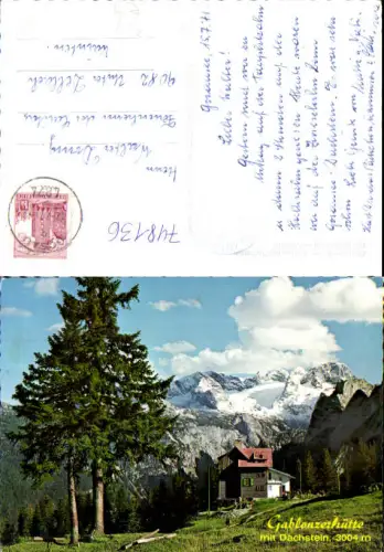 748136 Gosau Gablonzerhütte m. Dachstein Salzkammergut