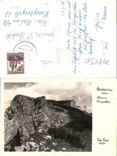 748150 Foto AK Aflenz Kurort Schönleitenhaus Aflenzer Bürgeralpe pub Foto Fürst 2294