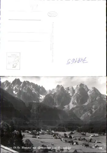 748165 Foto AK Gosau Hintertal m. Gosaukamm u. Donnerkogel