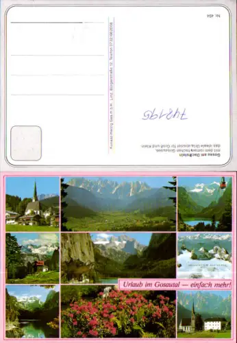 748195 Mehrbild AK Gosau am Dachstein Gosausee Seilbahn Gondel Kirche Hallstätter Gletscher