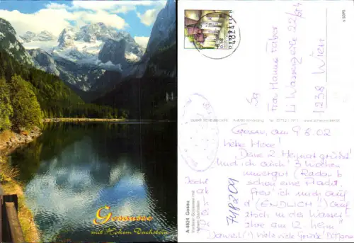 748209 Gosau Vorderer Gosausee m. Hohem Dachstein