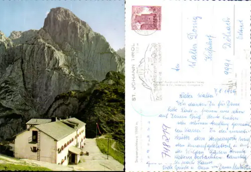 748219 Kirchdorf in Tirol Stripsenjochhaus geg. Totenkirchl Wilder Kaiser