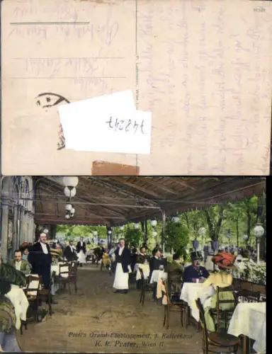 748247 Wien Leopoldstadt Pertl`s Kaffeehaus K.K. Prater