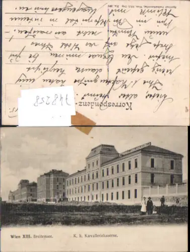 748258 Wien Hietzing Penzing Breitensee K.K. Kavalleriekaserne Kaserne